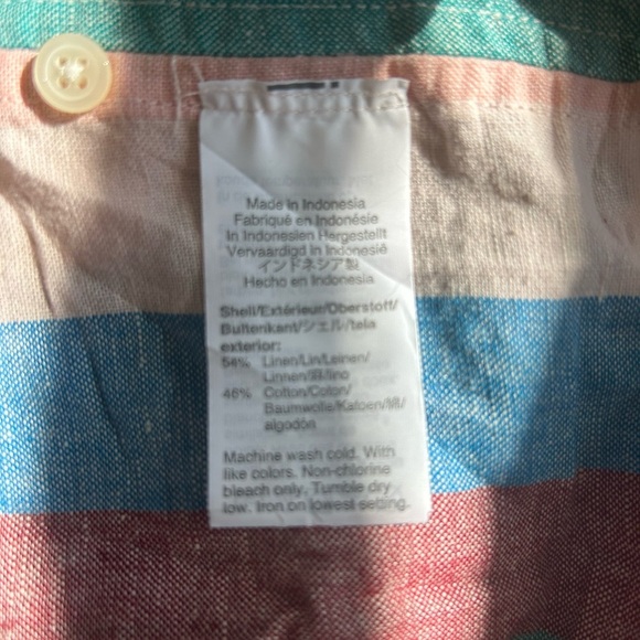 Madewell Linen Blend Central Shirtdress in Flagstaff Stripe - Picture 6 of 12